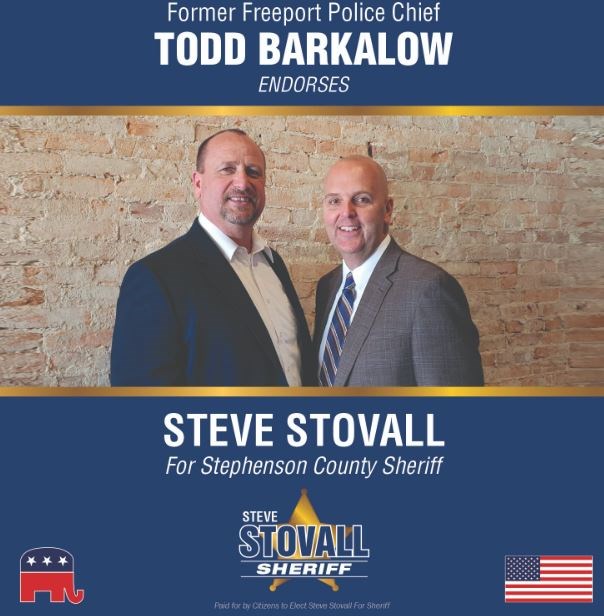Former Freeport Police Chief Todd Barkalow Endorses Steve Stovall